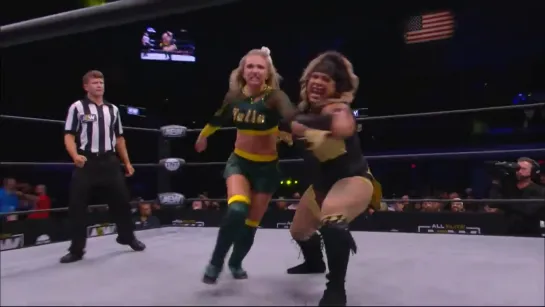 Nyla Rose (w/Vickie Guerrero) & Diamante vs Julia Hart & Big Swole