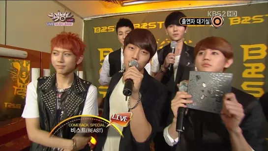 [BACKSTAGE] 20.05.2011 BEAST - Waiting Room @ KBS2 Music Bank