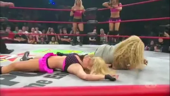 The Beautiful People(Velvet Sky, Madison Rayne, & Lacey Von Erich) vs ODB, Tara, & Awesome Kong(w/Raisha Saeed)