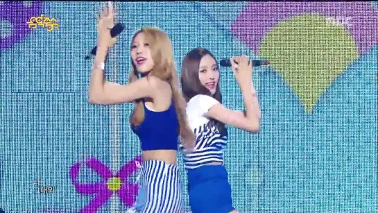 140809 BESTie - Hot Baby @ Music Core