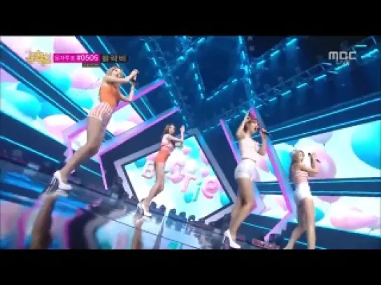 140802 BESTie - Hot Baby @ Music Core