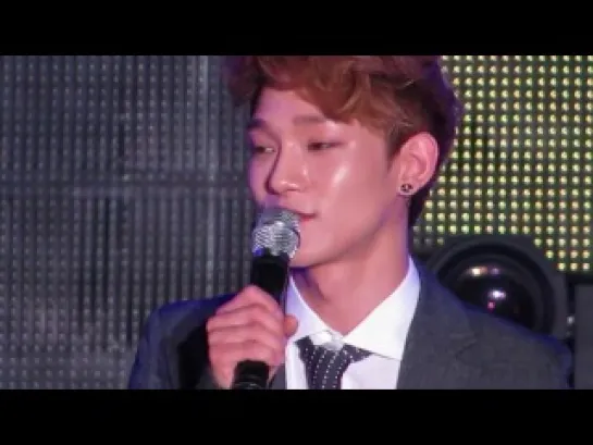 [FANCAM] 131009 EXO talk (Chen focus) @ Asia Song Festival