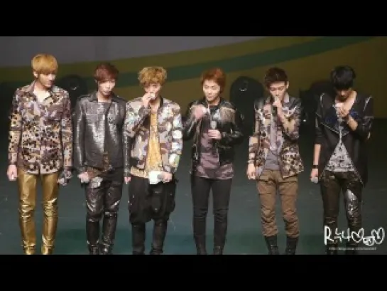 [FANCAM] 120904 EXO-M 첸 - KBS 라디오 공개방송 baby baby