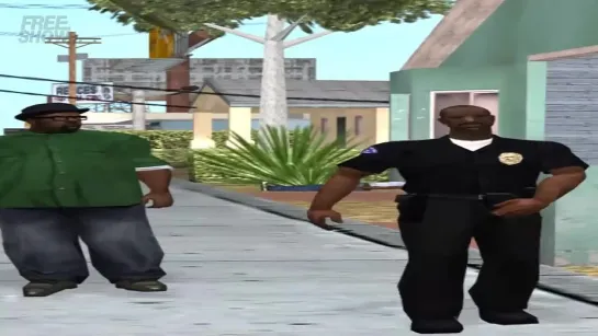 WIDE BIG SMOKE WALKING BUT HES ALWAYS IN FRAME