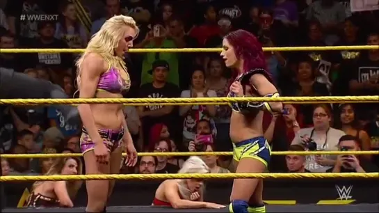 Sasha Banks & Charlotte vs Emma & Dana Brooke