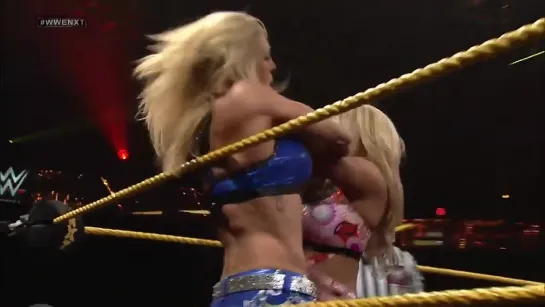 Charlotte (w/Sasha Banks) vs Emma