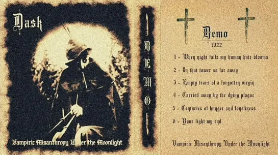 D A S K - Vampiric Misanthropy Under the Moonlight 2023 (Full demo) Vampyric Dungeon synth