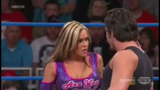 Gail Kim & Tara(w/Jesse) vs Taryn Terrell & Velvet Sky(Joey Ryan as special ref)