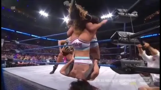 Velvet Sky & Mickie James vs Tara(w/Jesse) & Gail Kim