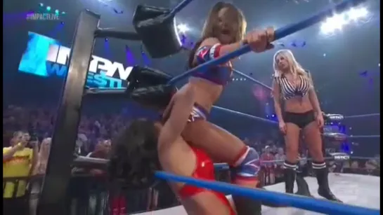 Tara & Gail Kim vs Miss Tessmacher & ODB