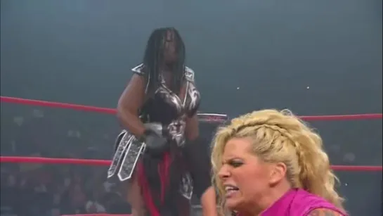 ODB vs Awesome Kong(w/Raisha Saeed) vs Tara(TNA Women's Knockout title)