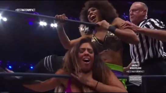 The Dollhouse (Marti Bell & Jade)(w/Taryn Terrell) vs Rebel & Brooke