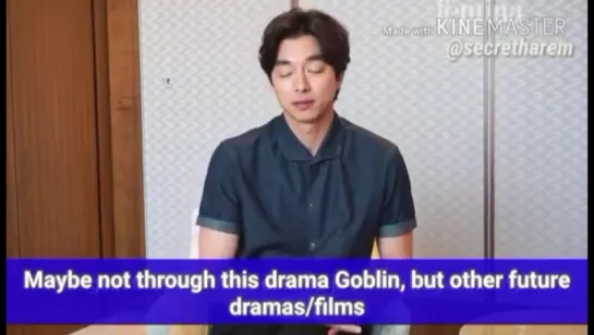 Gong Yoo give message for fans in Indonesia