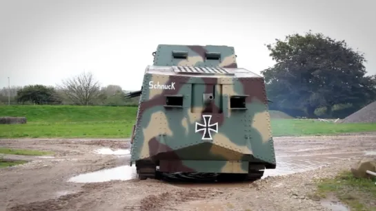 The A7V - German WWI replica tank