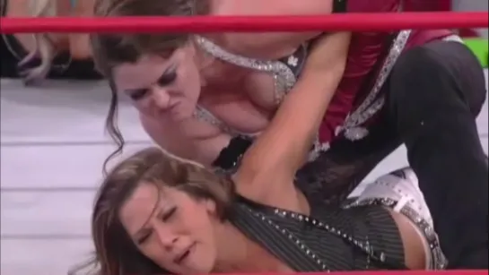 Velvet Sky vs Madison Rayne vs Mickie James vs Winter(w/Angelina Love)(TNA Women's Knockout title)