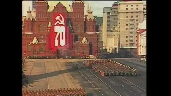 HD Soviet October Revolution Parade, 1987 Part I Парад 7 Ноября