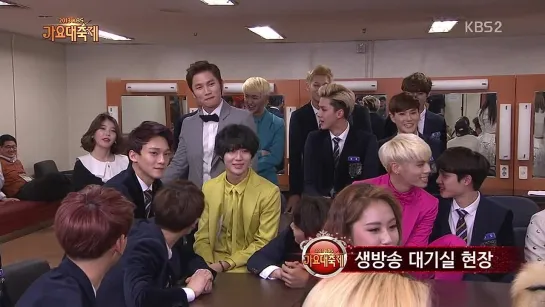 [BACKSTAGE] 27.12.2013 BEAST - Waiting Room + Best 7 Of The Year @ KBS Gayo Daejun