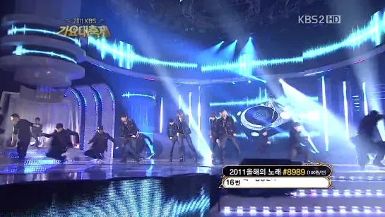 [PERF] 30.12.2011 BEAST - Fiction (Remix) @ Live on KBS Gayo Daejun