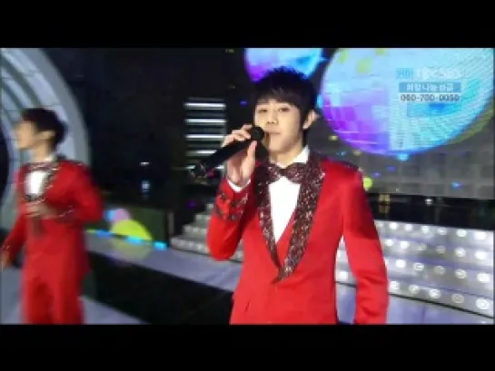 [PERF] 29.12.2010 KiKwang & YoSeob - Trot Stage @ Live on SBS Gayo Daejun