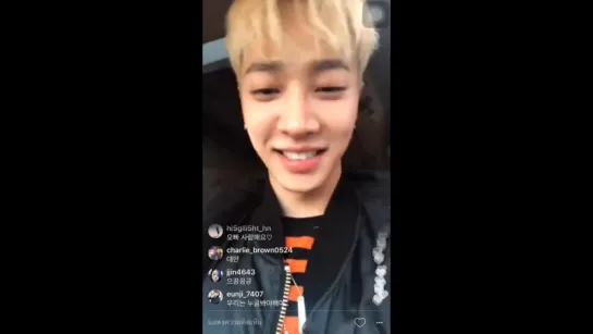 [LIVE] 11.03.2017 KiKwang - Instagram Live Broadcast