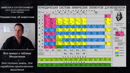 Вся правда о таблице  Менделеева.  Неизвестное об известном.