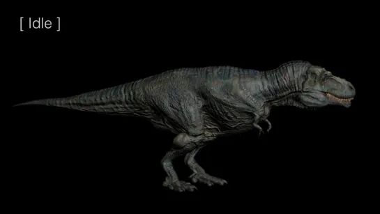 Tyrannosaurus rex animation