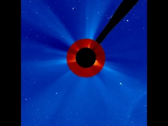 SOHO Observes Sun Streaking Comet's Approach 2011