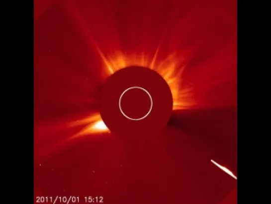 Incoming Comet. Outgoing CME 2011