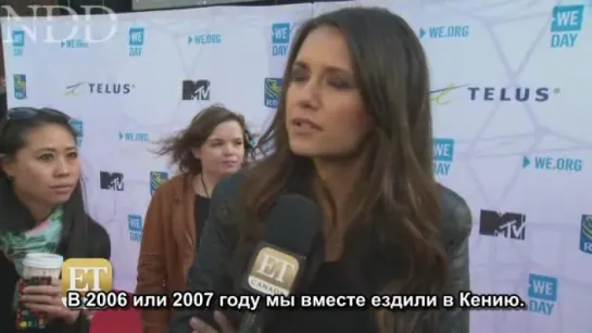 Интервью Нины на мероприятии «We Day» | 1.10.2015 (русские субтитры)