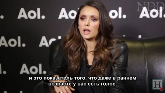 Интервью Нины на мероприятии «We Day» | 1.10.2015 (русские субтитры)