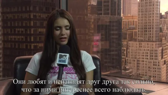 Nina Dobrev Talks New ‘Vampire Diaries’ Interesting Facts & More (RUS SUB)