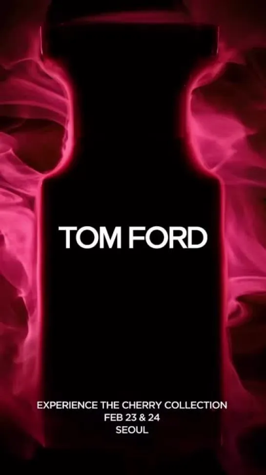 22.02.2023 Вечеринка по случаю запуска коллекции Tom Ford Beauty Electric Cherry and Cherry Smoke, Сеул