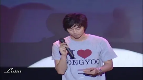 fan meeting Gong Yoo - <Remember  YOO>  2007.21.04 in Japan Tokyo