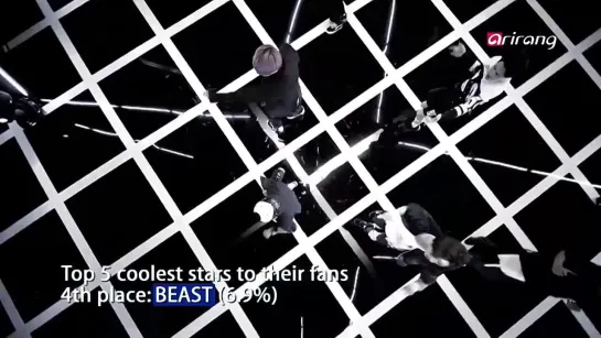 [CHART] 14.11.2014 ArirangTV Showbiz Korea - Top 5 Stars That Are Coolest to Their Fans - #4 BEAST