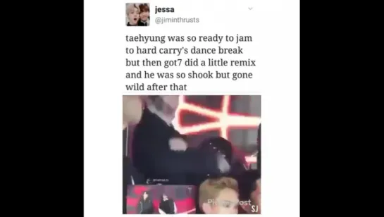 TaeTae shoked