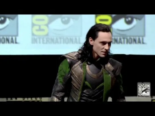 Tom Hiddleston as LOKI at Comic-Con, 20.07.2013