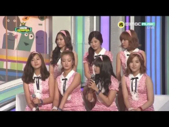 [SHOW] MBC Music Show Champion - A PINK CUT + TALK [120619]