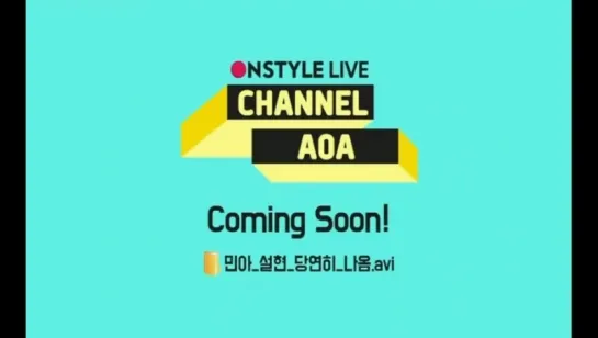 160401 Onstyle channel teaser AOA