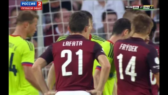 64 CL-2015/2016 Sparta Praha - CSKA Moskva 2:3 (05.08.2015) 2H