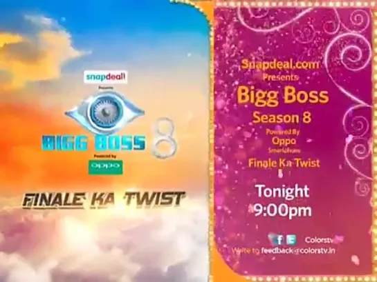 Bigg Boss 8 Finale Ka Twist- Tonight at 9PM