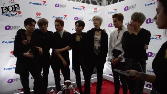 [VK][07.12.2018] MONSTA X Interview from Q102 Jingle Ball @Pop Entertainment