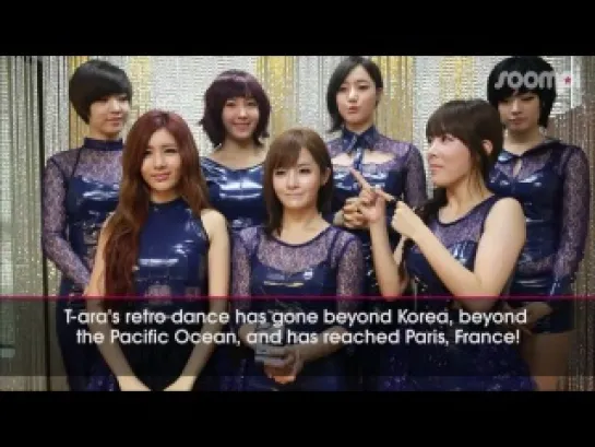 T-ara @ Trailer Music Bank in Paris