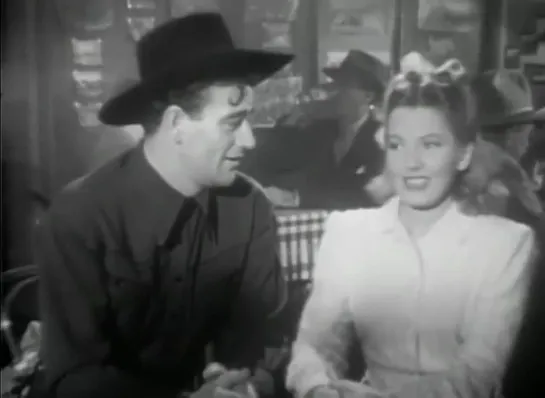 A Lady Takes A Chance 1943 Jean Arthur John Wayne in english eng