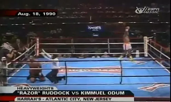 1990-08-18 Donovan «Razor» Ruddock vs Kimmuel Odum