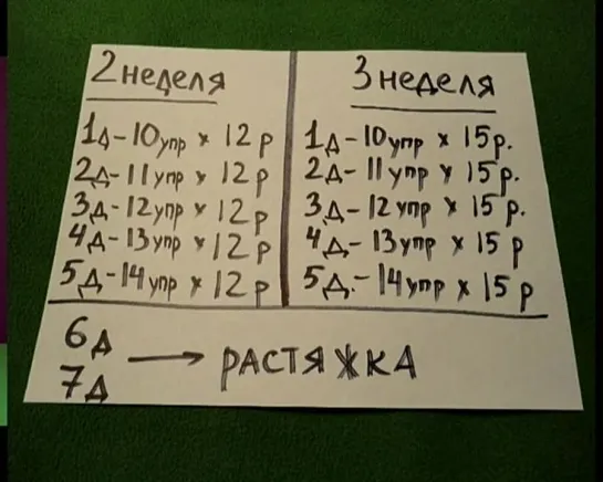 фитнес программа---"Приведи себя в порядок за месяц"-7 день