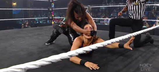 Raquel Gonzalez (w/Dakota Kai) vs Ember Moon (NXT Women's title)