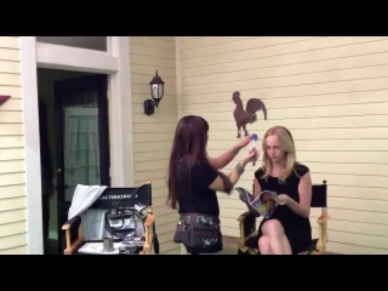 wererolling behind the scenes with Candice Accola