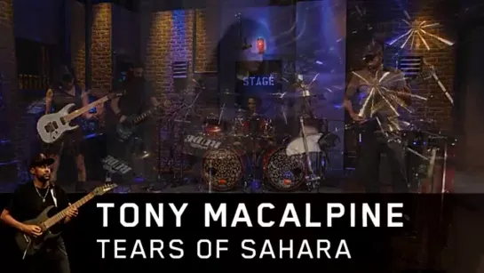 Tony MacAlpine and band perform Tears of Sahara