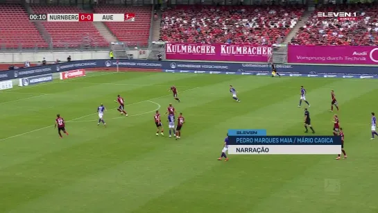 2-ая Bundesliga 2021-22 1-й тур nurnberg - Erzgebirge 1 тайм