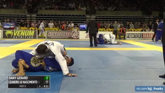 Leandro Lo vs Dany Gerard 2016 IBJJF Pan Championship